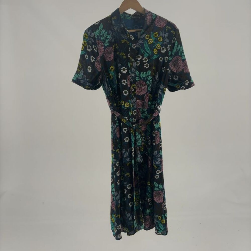 J. Crew Borg Floral Shirt Dress